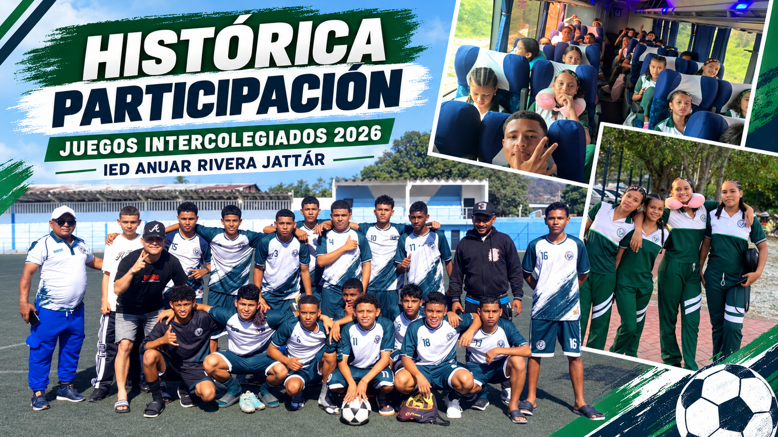 La IED Anuar Rivera Jattár hizo historia en los Juegos Intercolegiados 2026