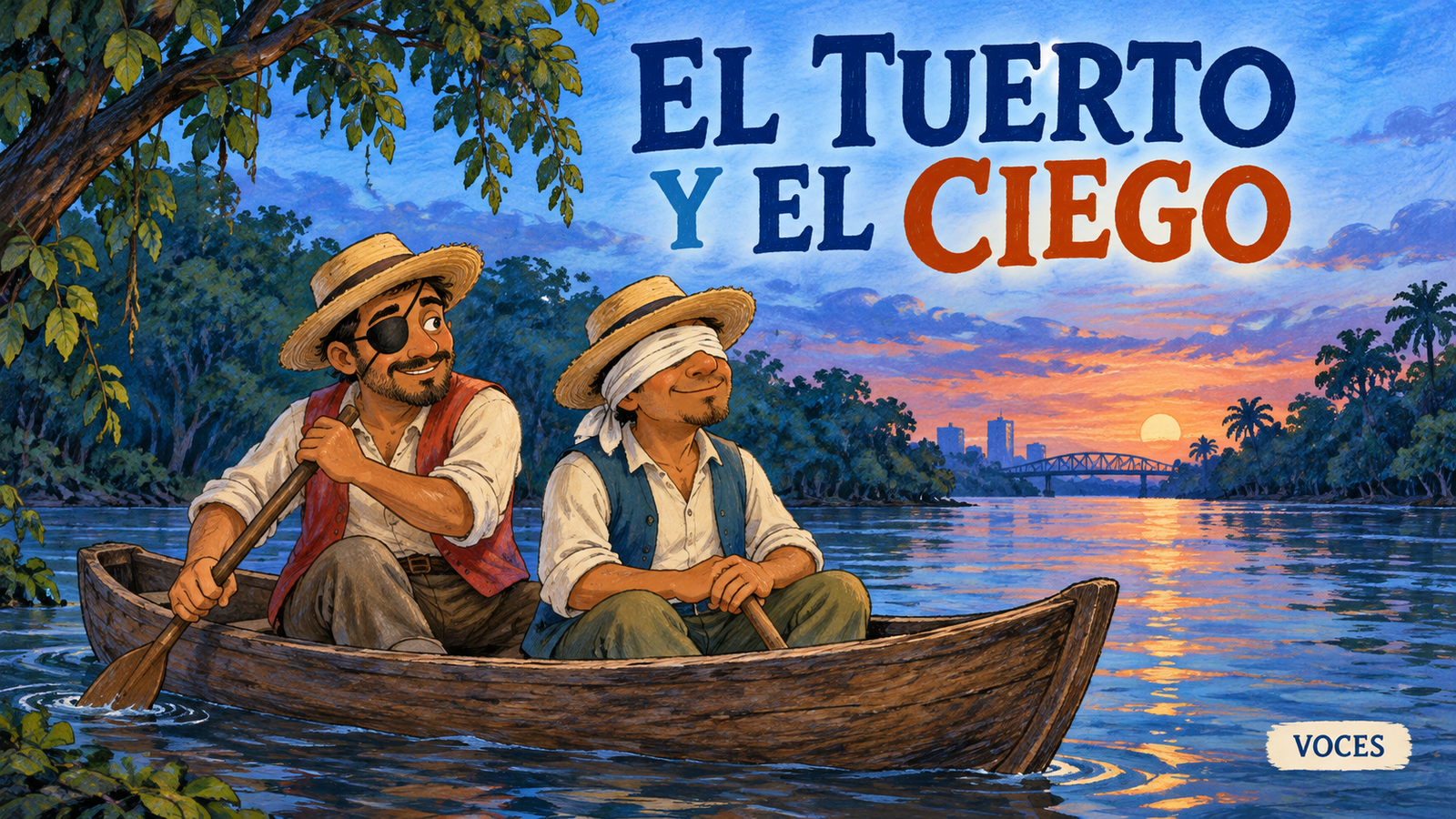 El tuerto y el ciego, un cuento de Naidelith de Jesús Crespo Escobar